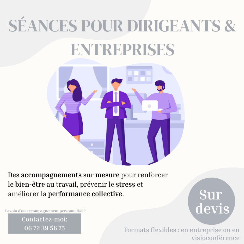 Séances pour Dirigeants & Entreprises